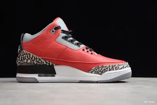 1st Kicks Air Red Jordan 3 Cement CK5692-600 0612